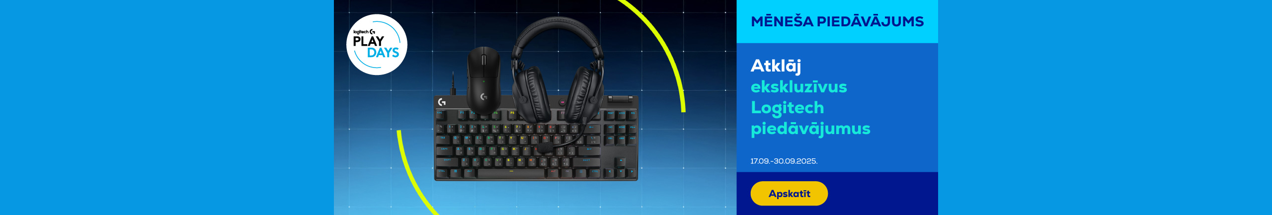 Take your gaming experience to the next level with Logitech!