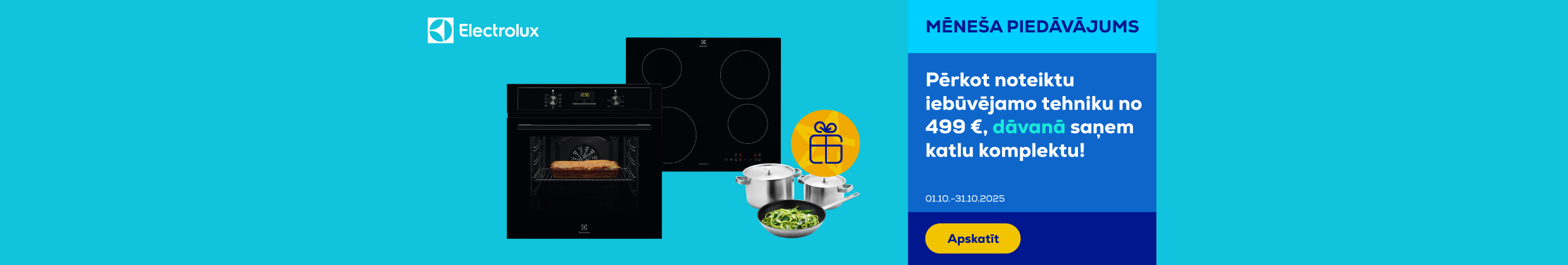 GR built-in appliances from 499 €