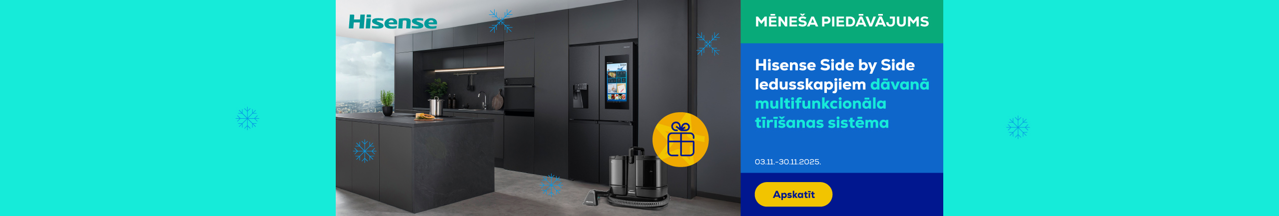 GR Hisense Side by Side refrigerators