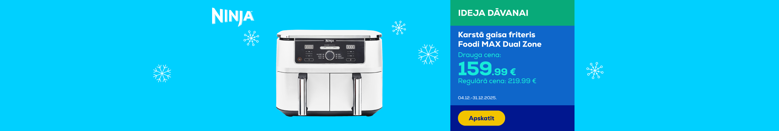 GR Air Fryer Foodi MAX Dual Zone