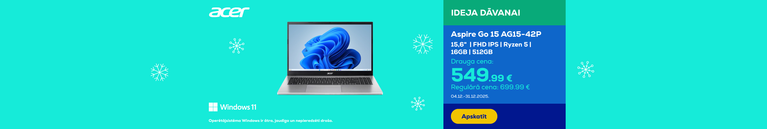 GR Acer Aspire Go 15