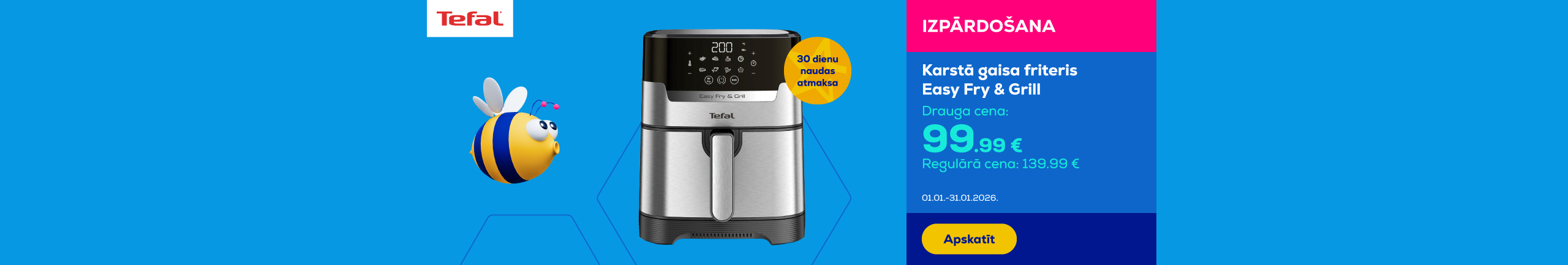 GR Tefal Easy Fry & Grill