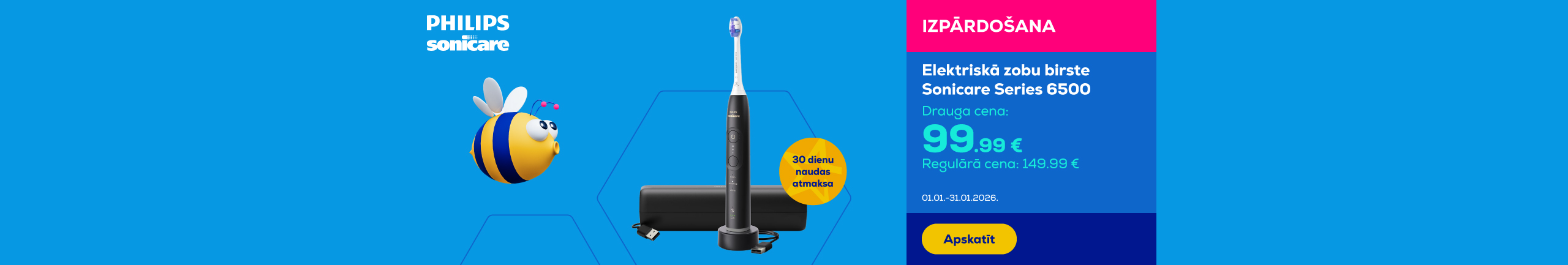 GR Philips Sonicare Series 6500