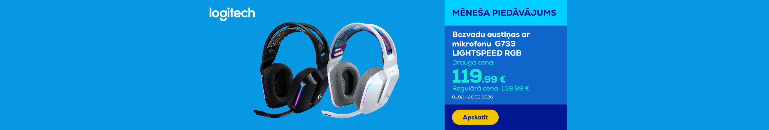 GR Wireless headset G733