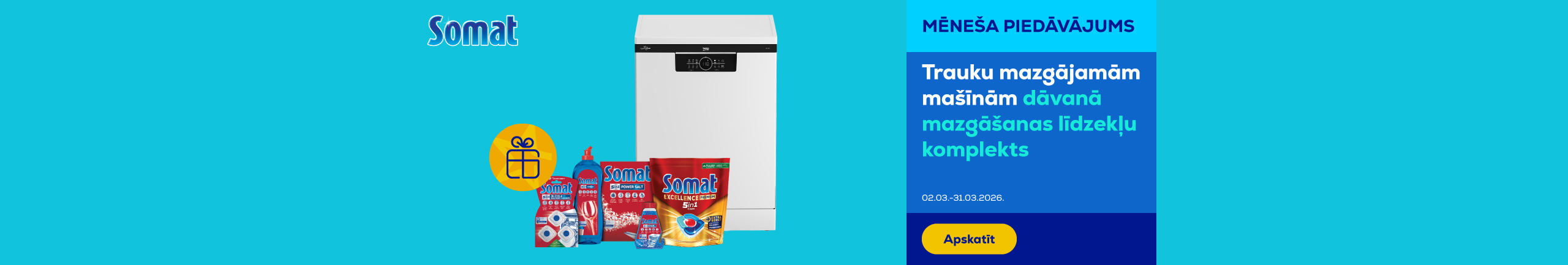 GR Somat dishwasher detergent set as a gift