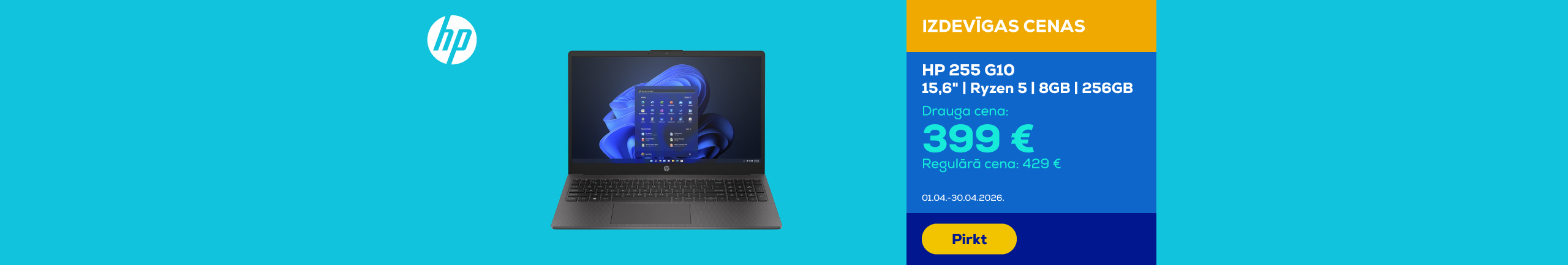 GR Notebook HP 255 G10 