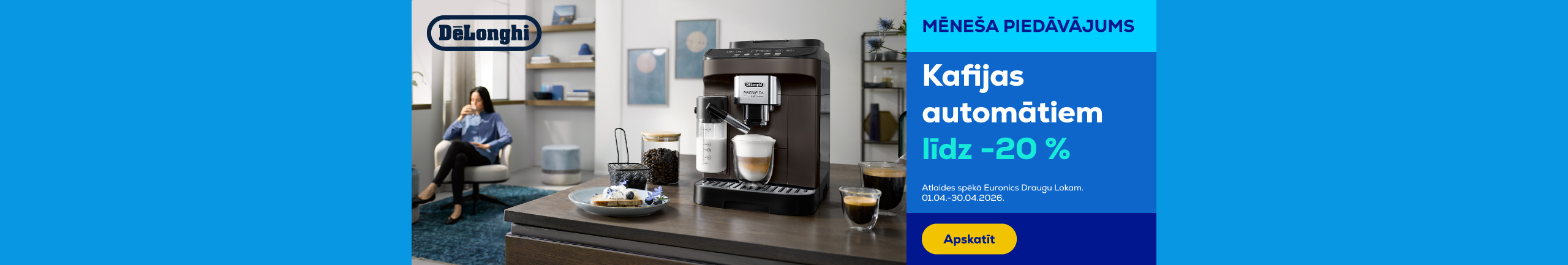 GR DeLonghi Coffee machines up to -20%