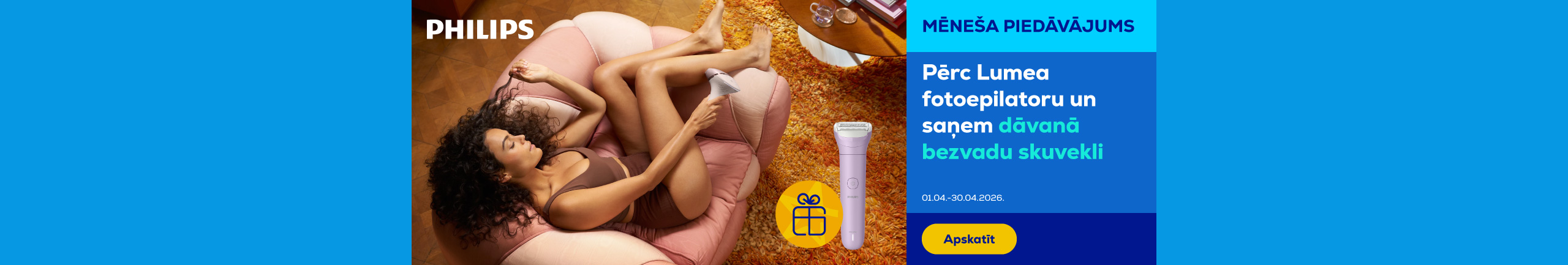 GR Buy certain Philips Lumea photo epilator and get lady-shaver as gift