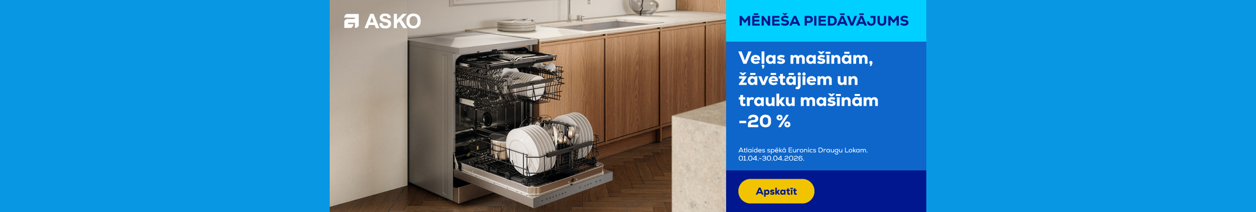 GR Asko laundry and dishwashers -20%