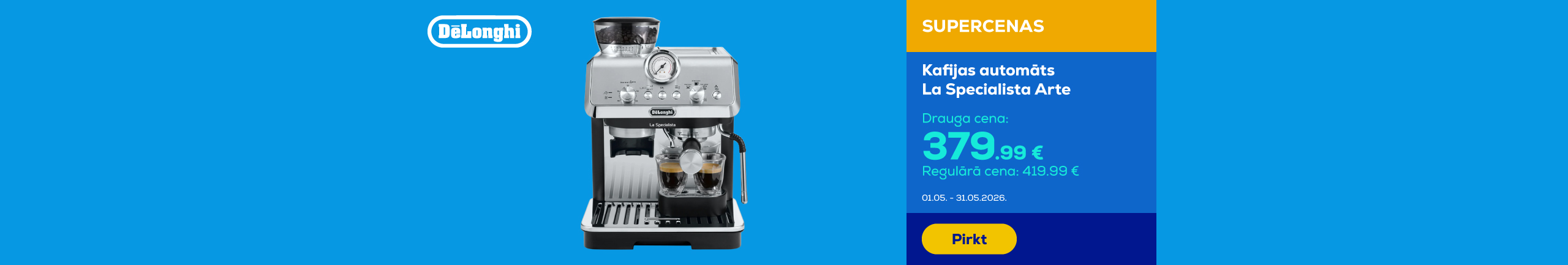 Manual espresso machine La Specialista Arte