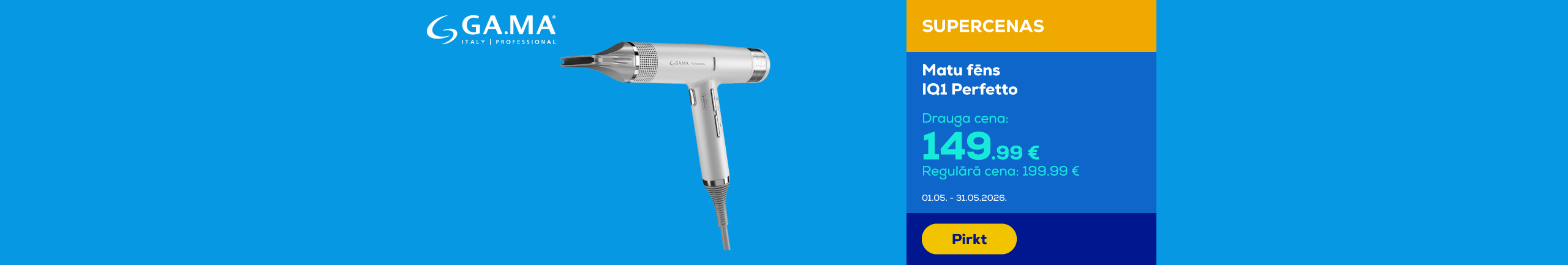 Hair dryer IQ1 Perfetto
