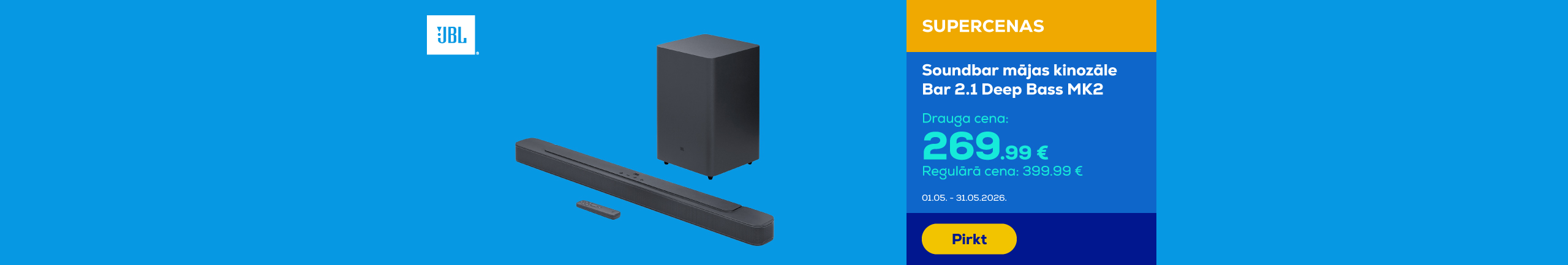 Soundbar Bar 2.1 Deep Bass MK2