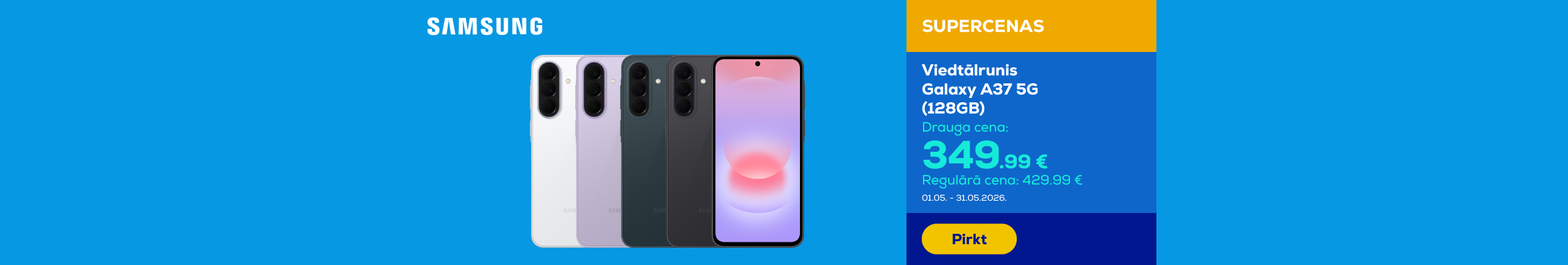 Viedtālrunis Galaxy A37 5G 
