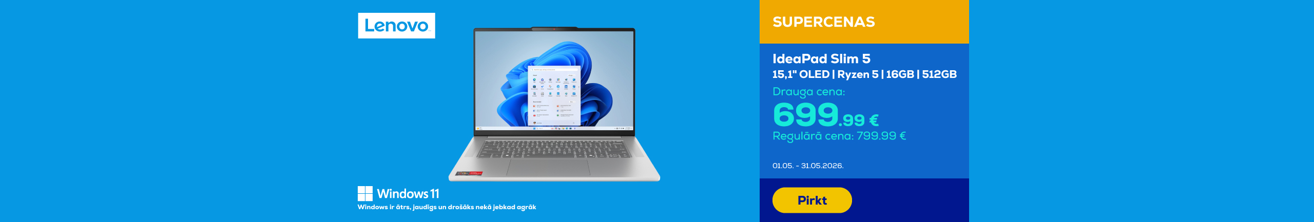 Portatīvais dators IdeaPad Slim 5 