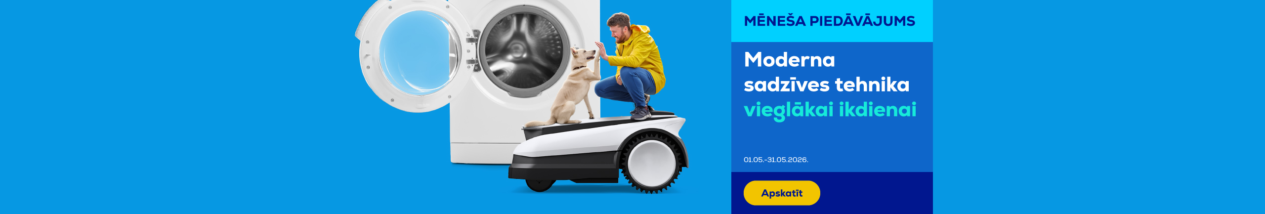 Modern household appliances for an easier everyday life