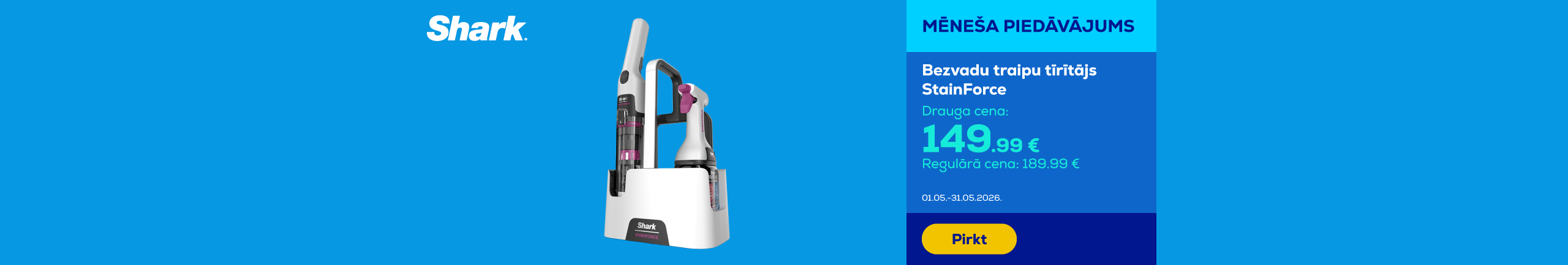 Cordless spot cleaner StainForce