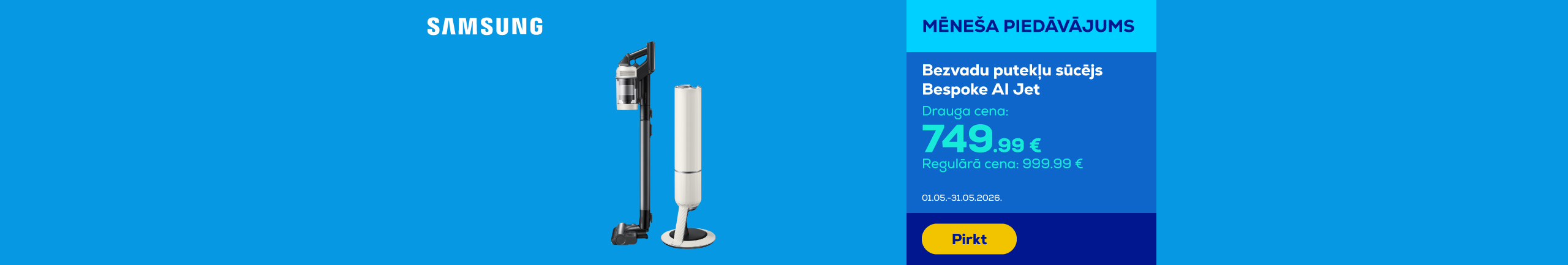 Cordless vacuum cleaner Bespoke AI Jet