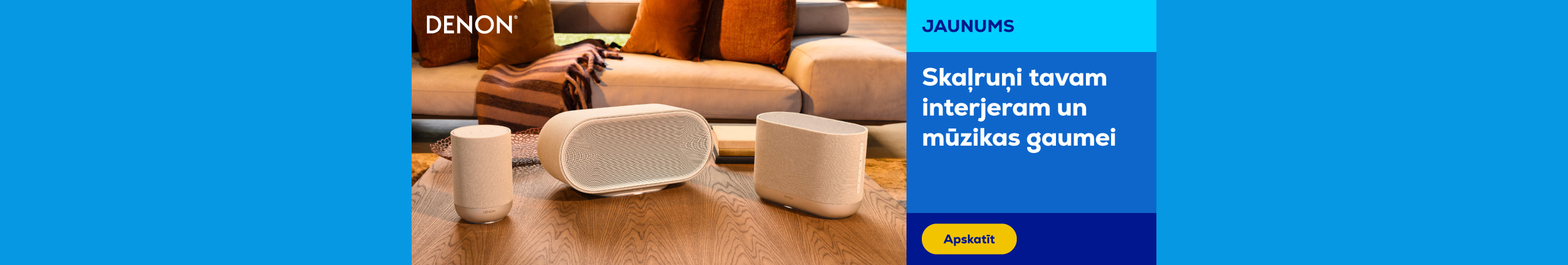 The new Denon wireless smart speakers