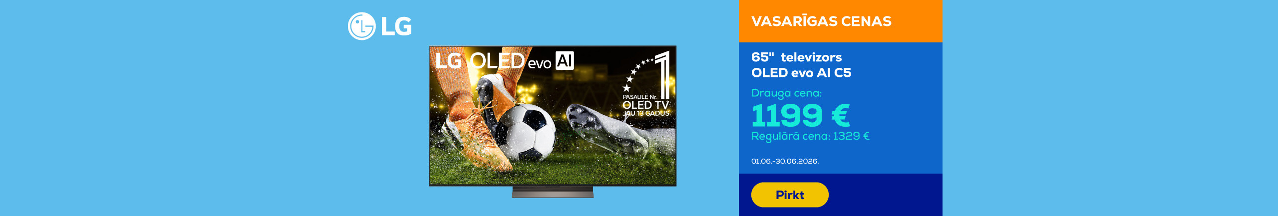 65"  televizors OLED evo AI C5