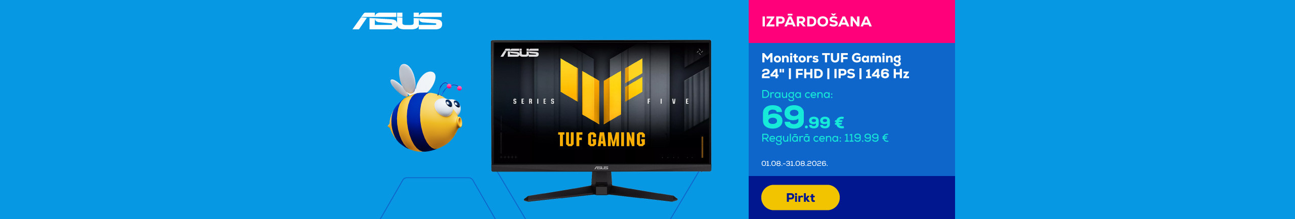 Monitor TUF Gaming 24" | FHD | IPS | 146Hz 