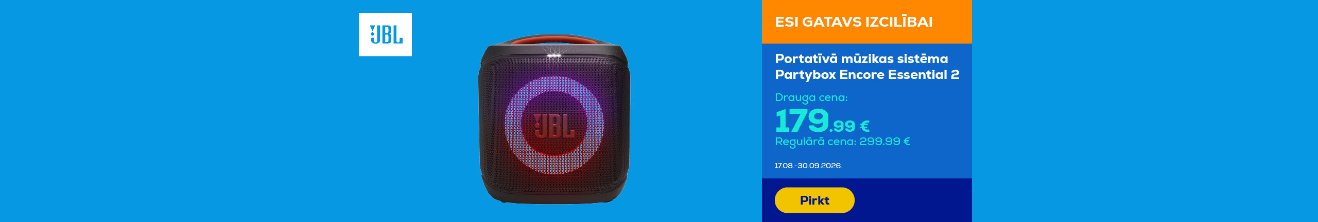 Portable party speaker Partybox Encore Essential 2