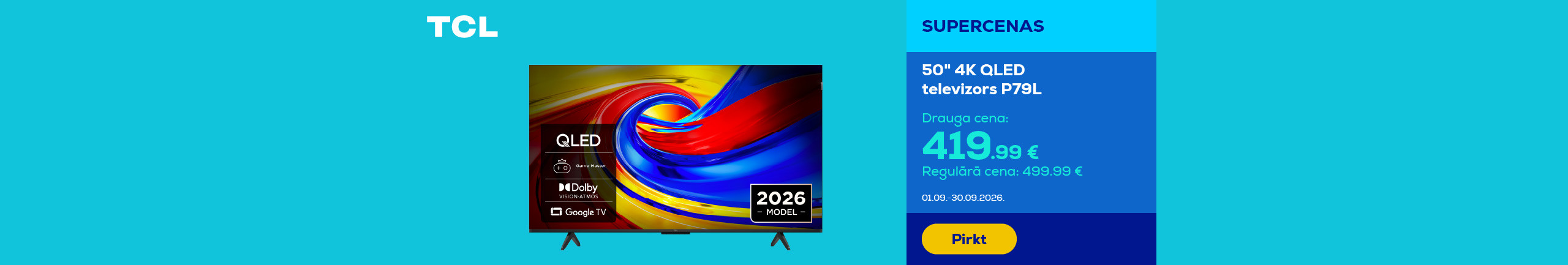 50" 4K QLED televizors P79L
