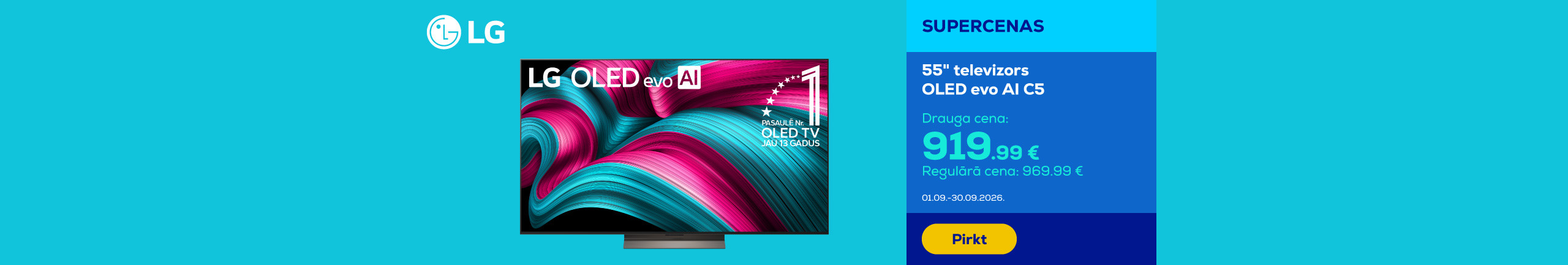 55" televizors OLED evo AI C5
