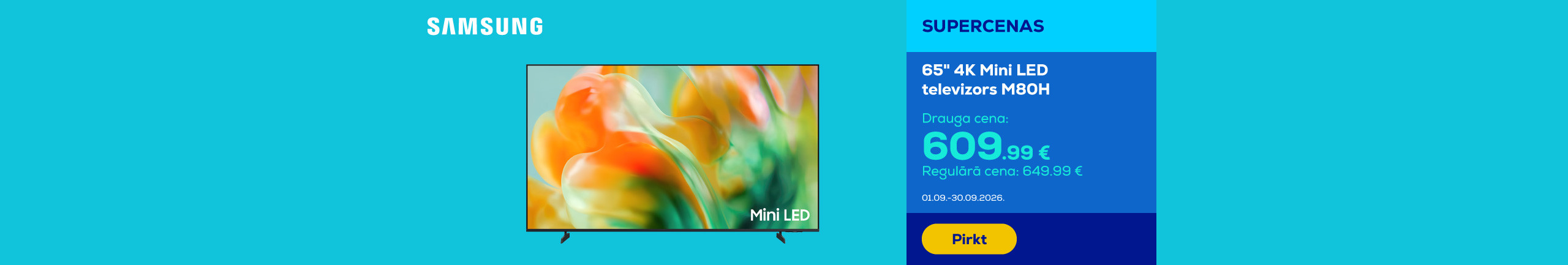 65" 4K Mini LED televizors M80H