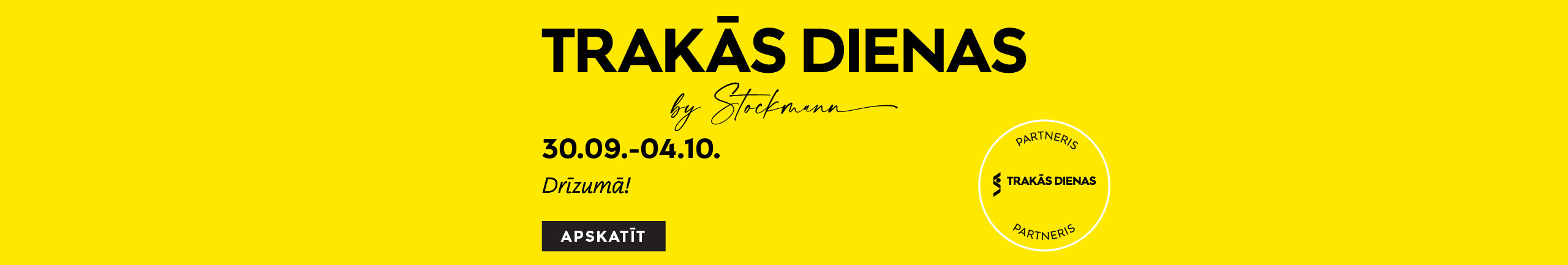 Stockmann Crazy Days Drīzumā
