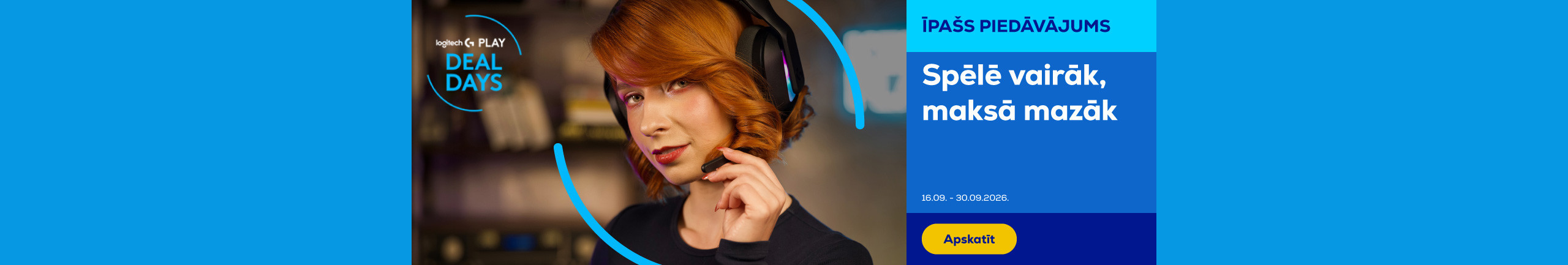 Atkāj labākos Logitech piedāvājumus!