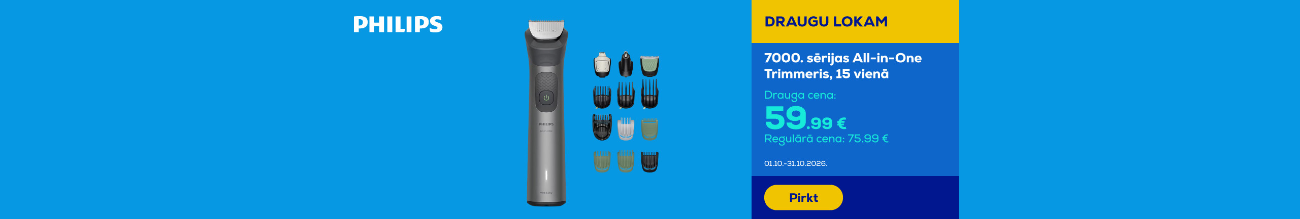 Trimmer set 7000, 15-in-1