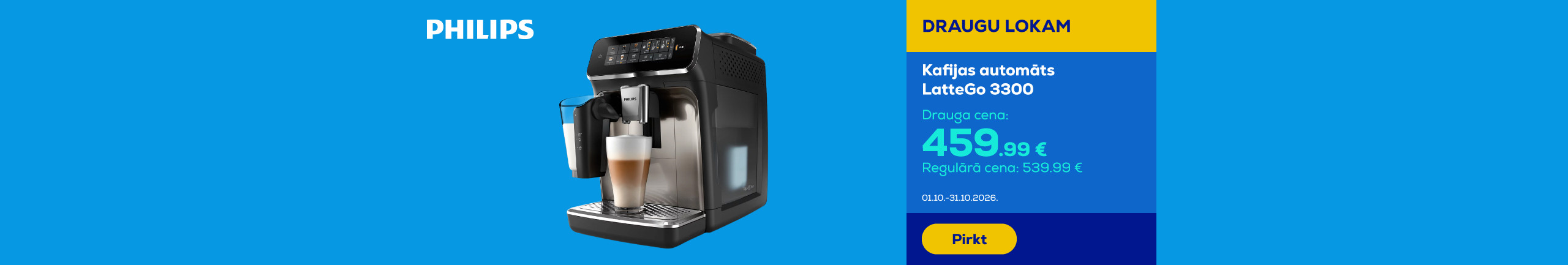 Kafijas automāts LatteGo 3300