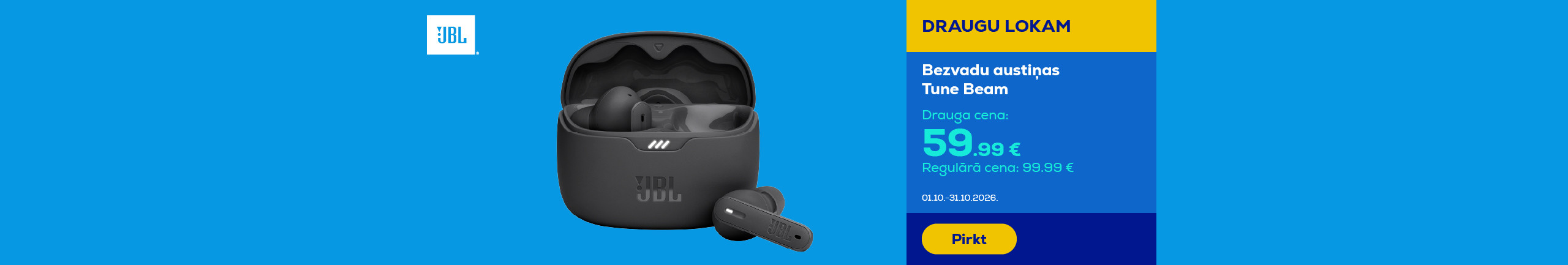 True wireless earbuds Tune Beam