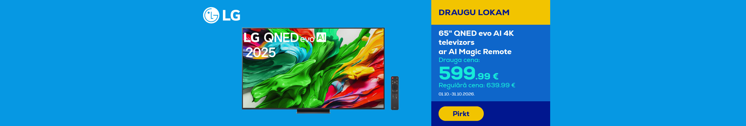65" QNED evo AI 4K TV with AI Magic Remote