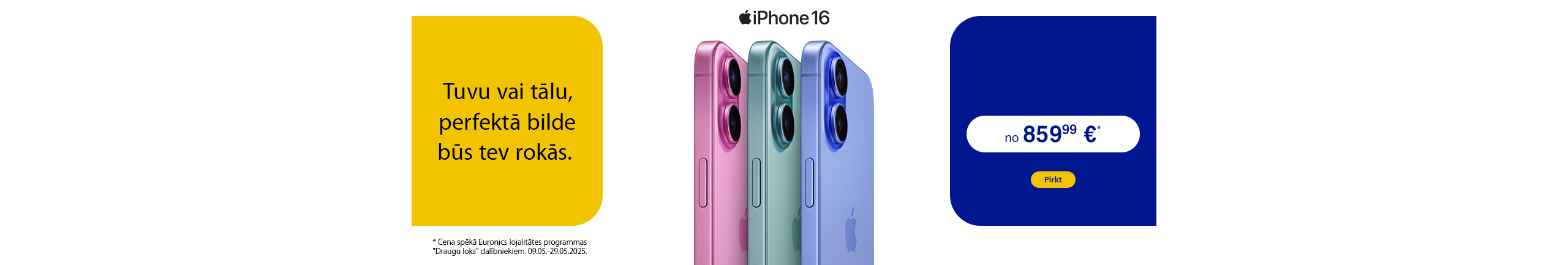Great offer on iPhone 16 smartphones!