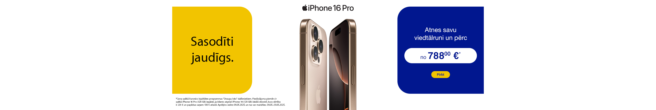 Great offer on iPhone 16 Pro smartphones!