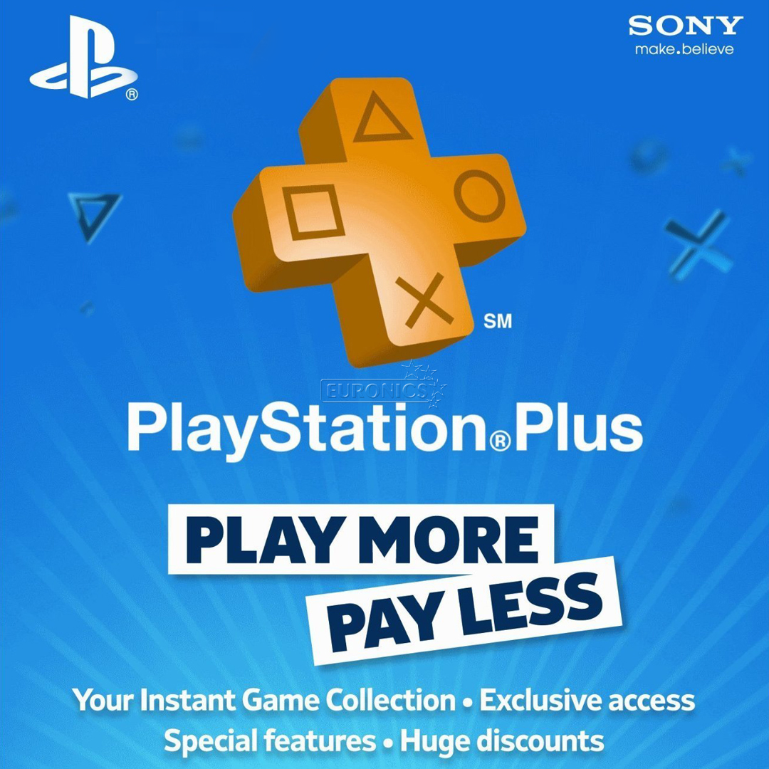 PlayStation Plus 3 mēnešu abonoments, Sony