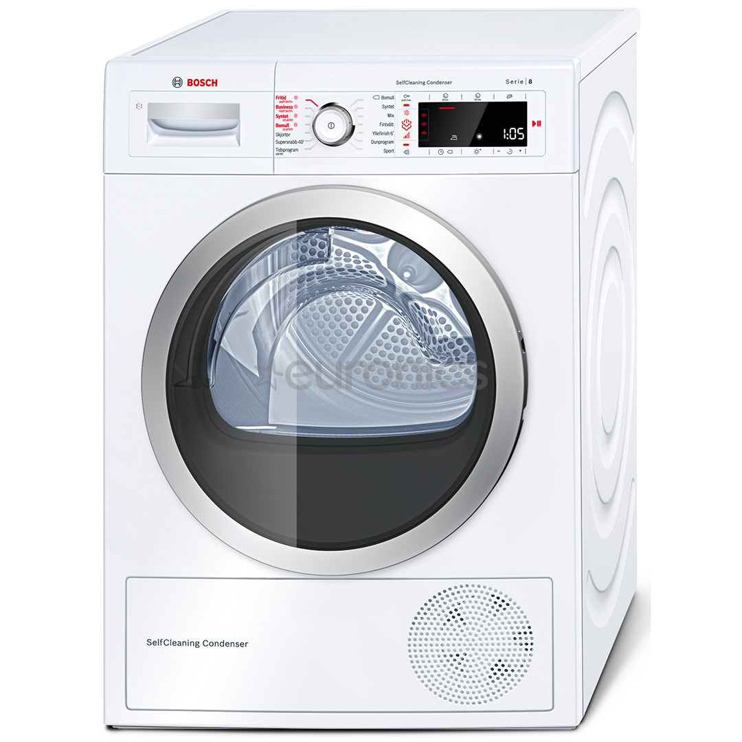 Veļas žāvētājs, Bosch / maksimālā ielāde 9kg