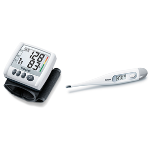 Blood pressure monitor BC30 + body thermometer FT09, Beurer