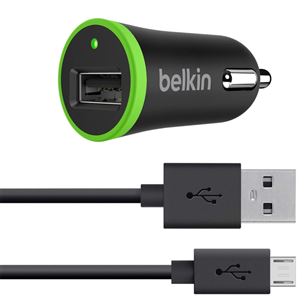 Auto lādētājs Micro USB 2.1, Belkin