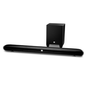 Soundbar system with wireless subwoofer, JBL