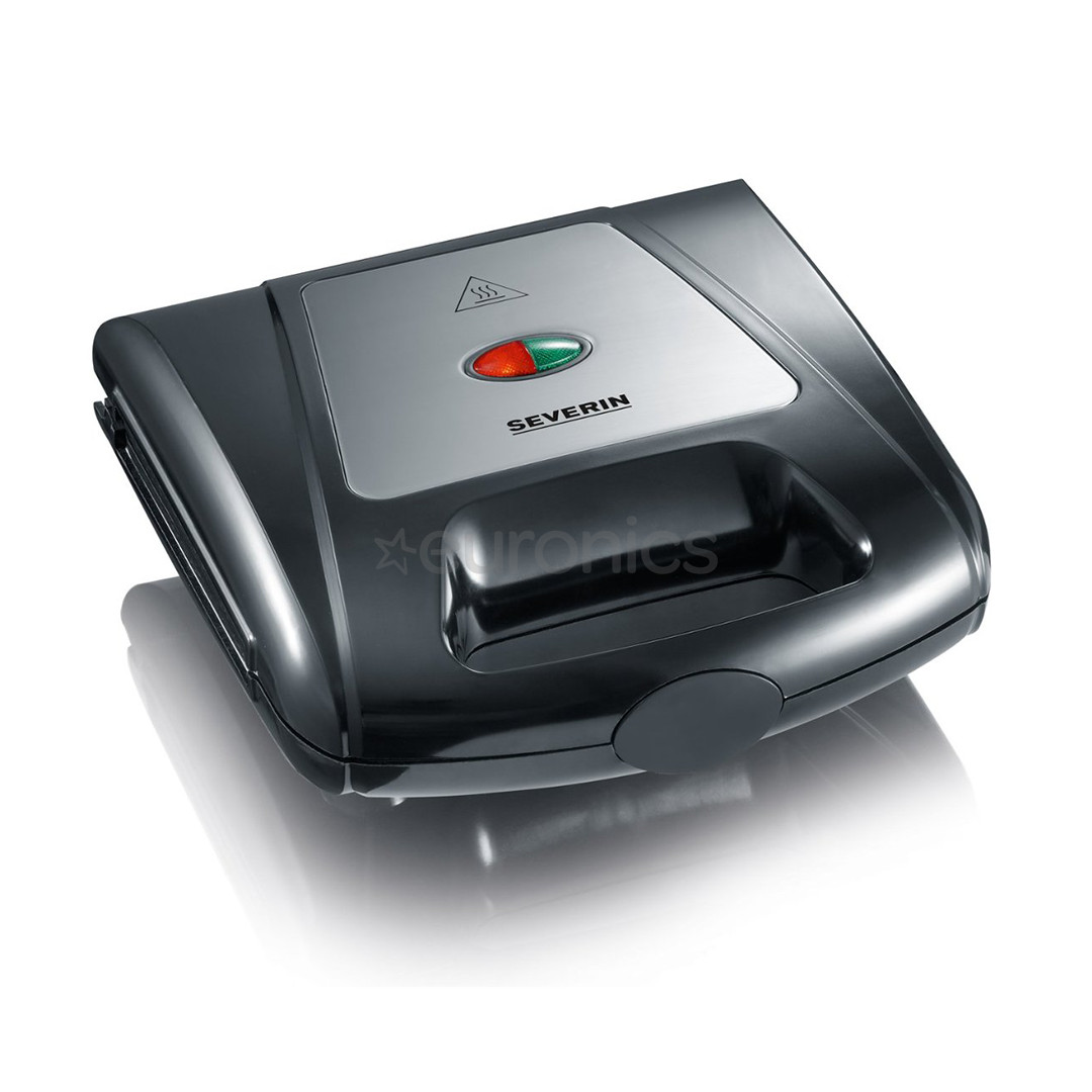 Severin, 3 in 1, 1000 W, black/silver - Sandwich toaster