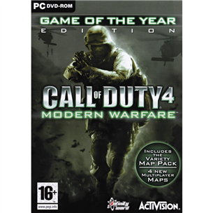 PC game Call of Duty 4: Modern Warfare Game of The Year Edition