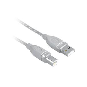 Hama, USB A - USB B, lenght 5m, grey - Cable