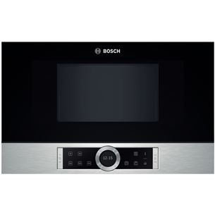 Bosch, 21 л, 900 Вт, черный/нерж. сталь -  Интегрируемая микроволновая печь BFL634GS1