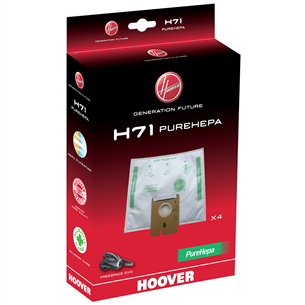 Putekļu maisiņi H71 Pure Epa, Hoover H71