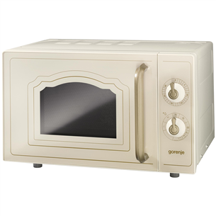 Gorenje, 20 L, 700 W, beige - Retro Microwave Oven with Grill