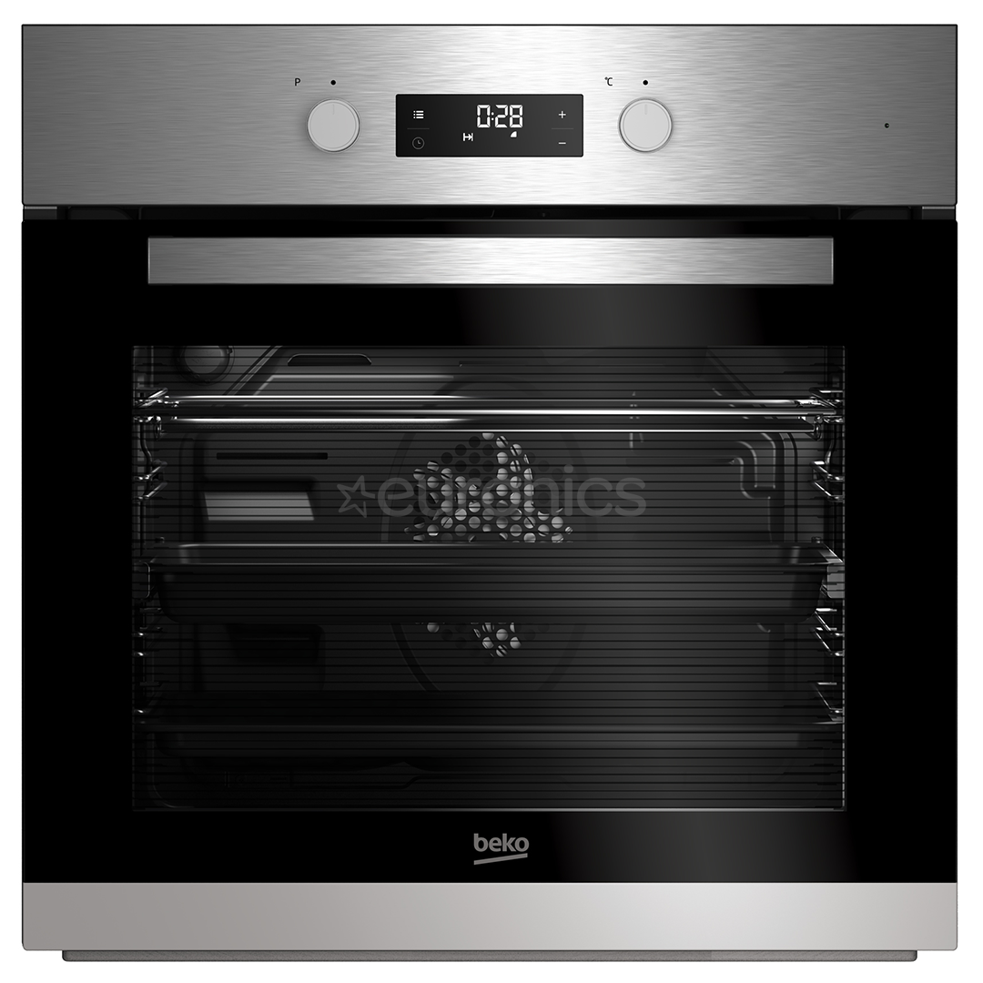 Beko, 71 L, melna/nerūsējošā tērauda - Iebūvējama elektriskā cepeškrāsns