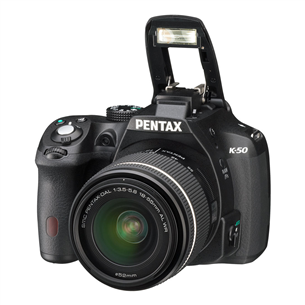 Зеркальная фотокамера K-50 + объектив DA 18-55мм F3,5-5,6 AL WR, Pentax