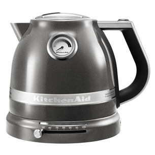 KitchenAid Artisan, temperatūras regulācija, 1.5 L, pelēka - Tējkanna 5KEK1522EMS